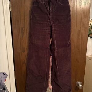 Universal Thread Women's Flare Corduroy Jeans in Dark Purple